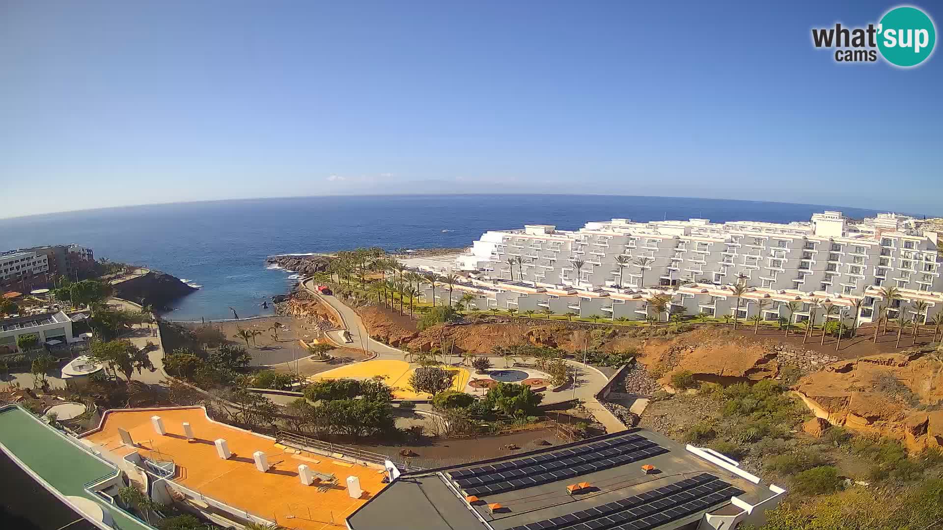 Webcam en vivo Playa de Las Galgas – Playa Paraíso – Isla de La Gomera – Costa Adeje – Tenerife