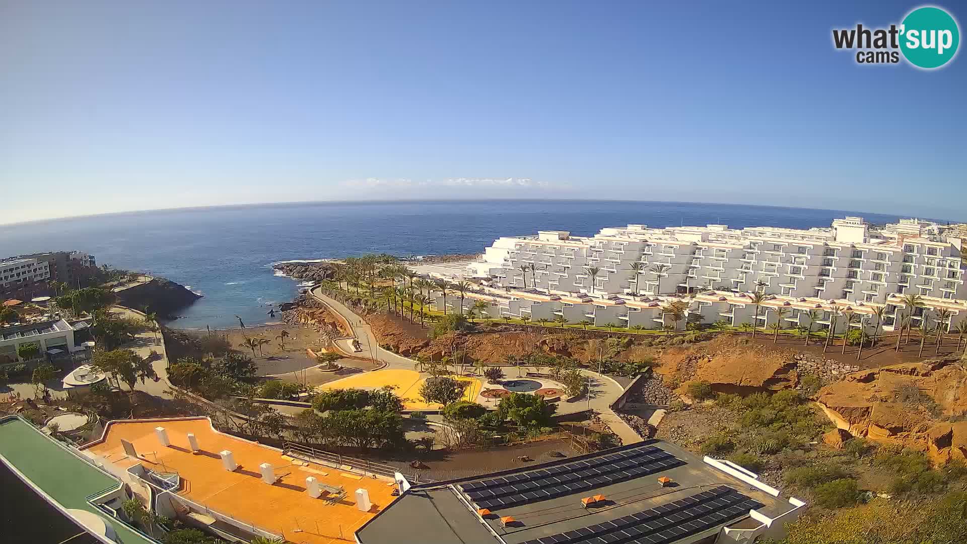 Webcam live spiaggia Las Galgas – Playa Paraiso – Isola La Gomera – Costa Adeje – Tenerife
