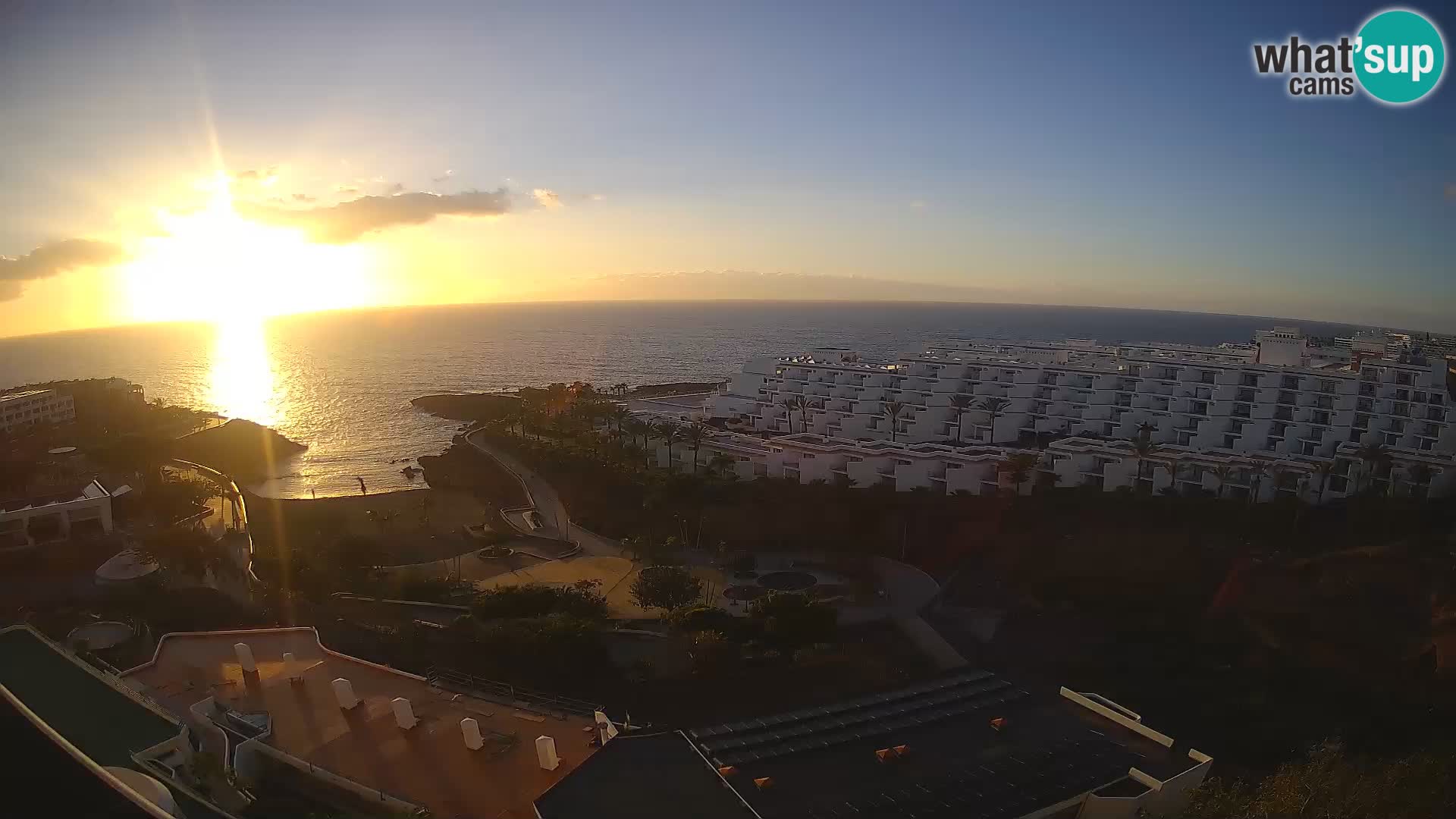 Live webcam Playa de Las Galgas – Playa Paraiso – La Gomera island – Adeje – Tenerife