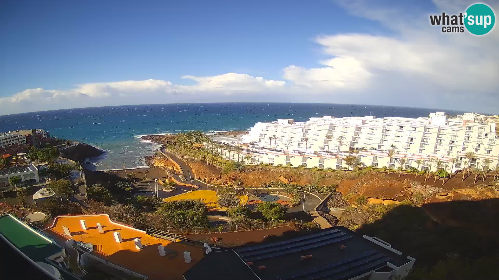 Webcam en direct Playa de Las Galgas – Playa Paraiso – île de La Gomera – Costa Adeje – Tenerife