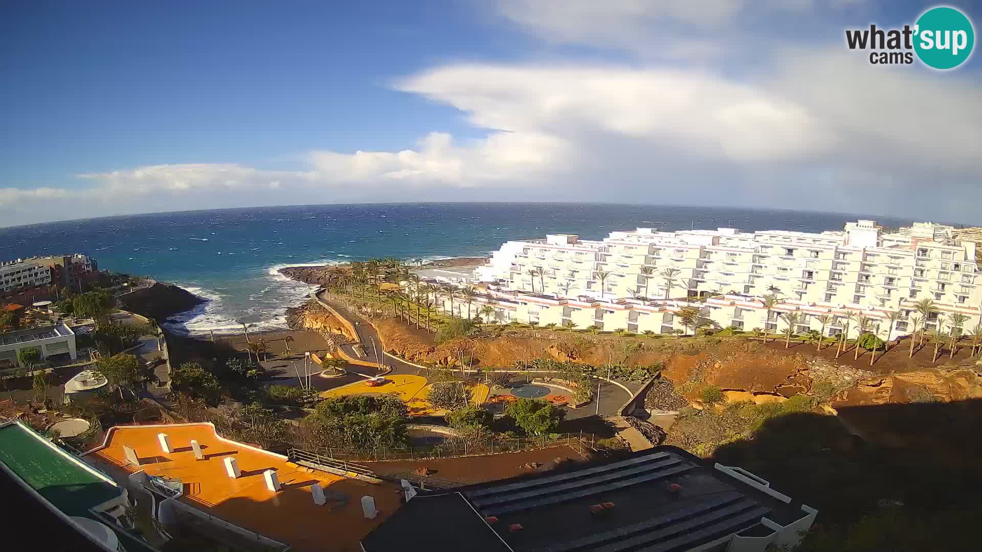 Live-Webcam Las Galgas Strand – Playa Paraiso – Insel La Gomera – Costa Adeje – Teneriffa