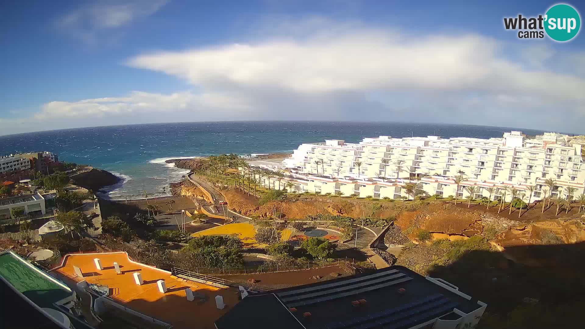 Web kamera uživo Playa de Las Galgas – Playa Paraiso – otok La Gomera – Costa Adeje – Tenerife