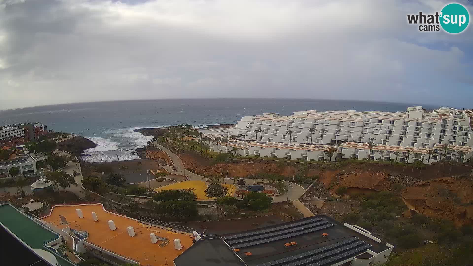 Spletna kamera v živo Las Galgas plaža – Playa Paraiso – otok La Gomera – Costa Adeje – Tenerife