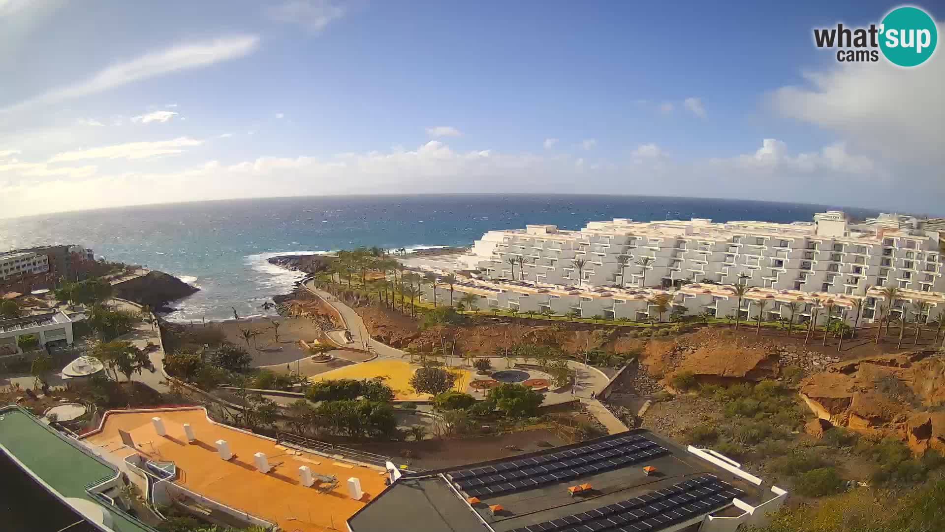 Web kamera uživo Playa de Las Galgas – Playa Paraiso – otok La Gomera – Costa Adeje – Tenerife