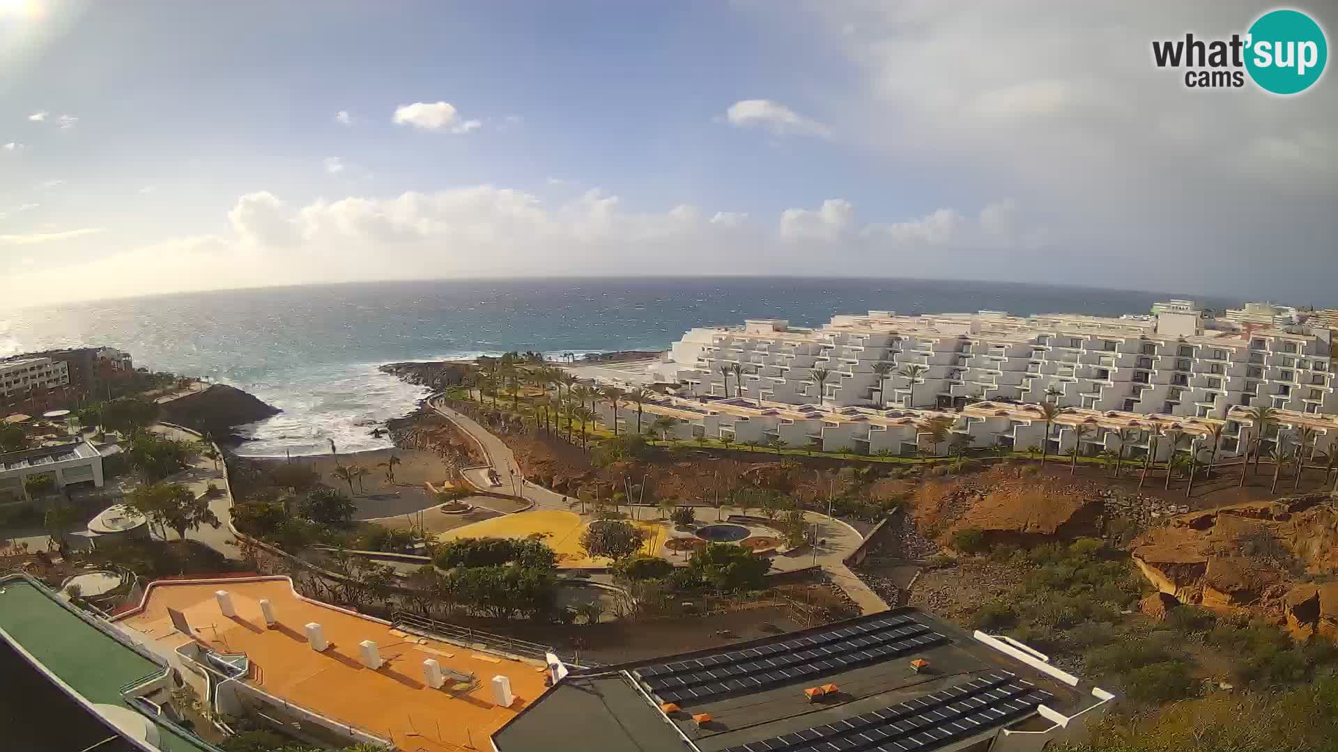 Web kamera uživo Playa de Las Galgas – Playa Paraiso – otok La Gomera – Costa Adeje – Tenerife
