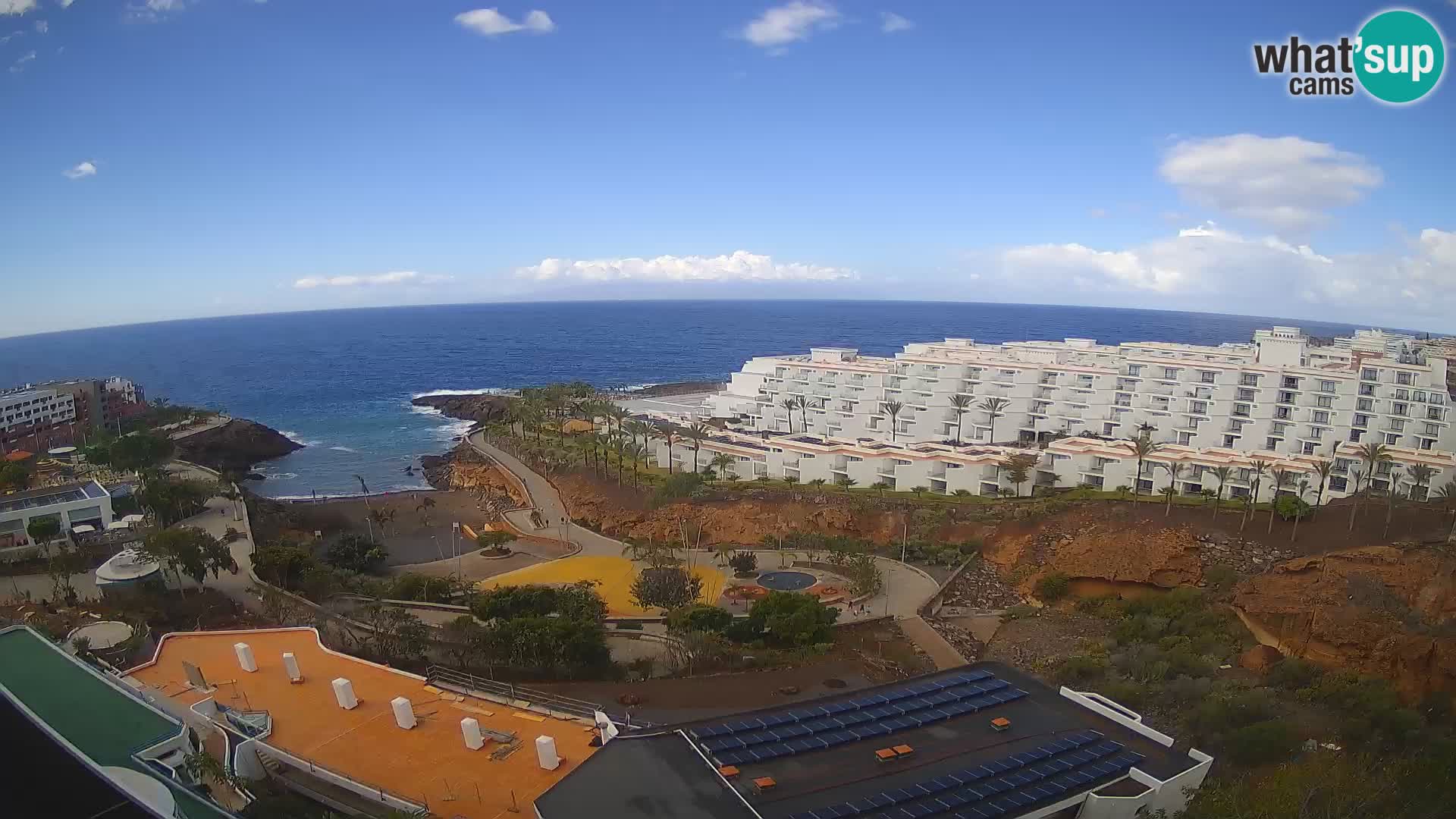 Webcam en direct Playa de Las Galgas – Playa Paraiso – île de La Gomera – Costa Adeje – Tenerife