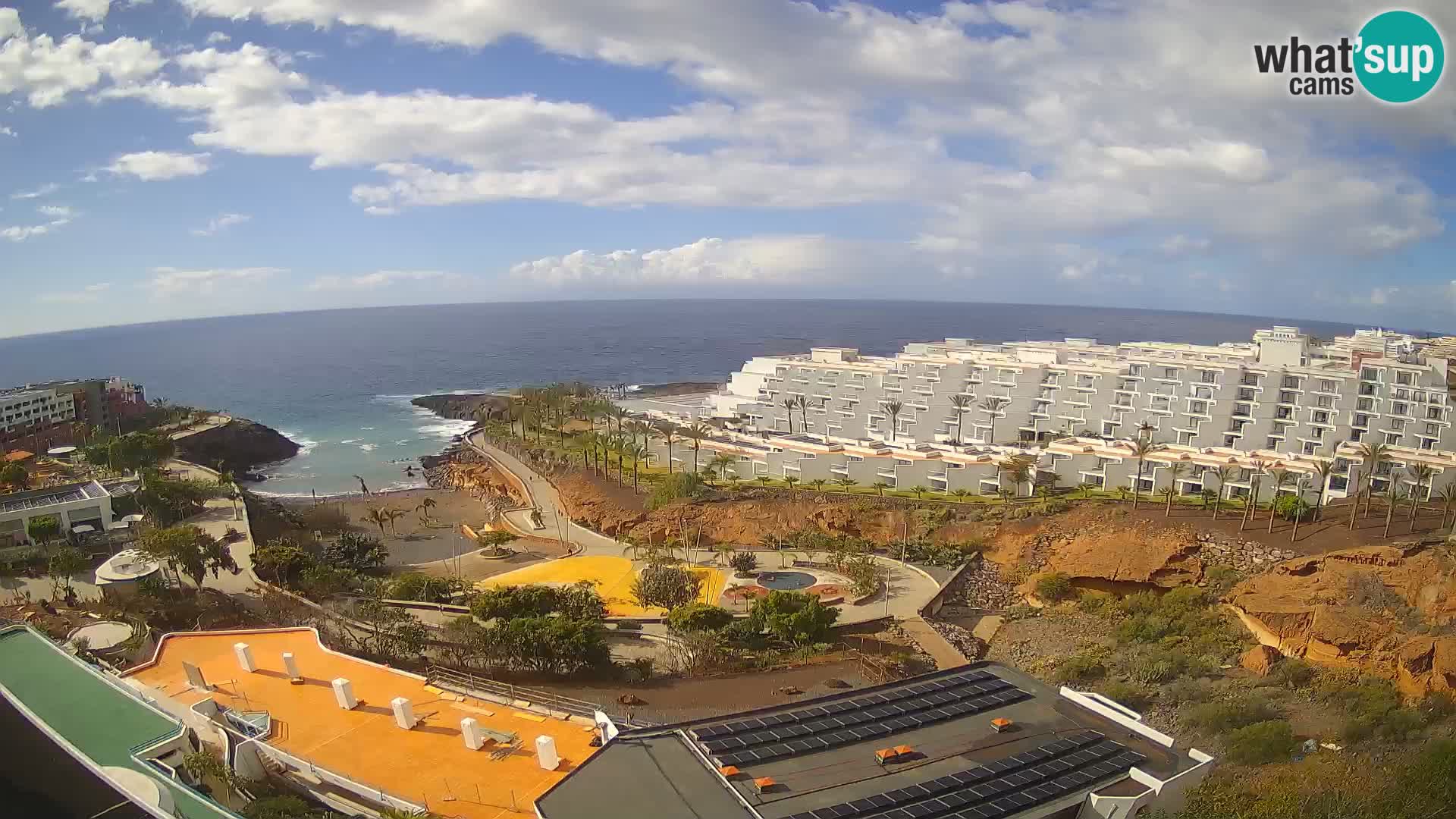 Webcam en vivo Playa de Las Galgas – Playa Paraíso – Isla de La Gomera – Costa Adeje – Tenerife