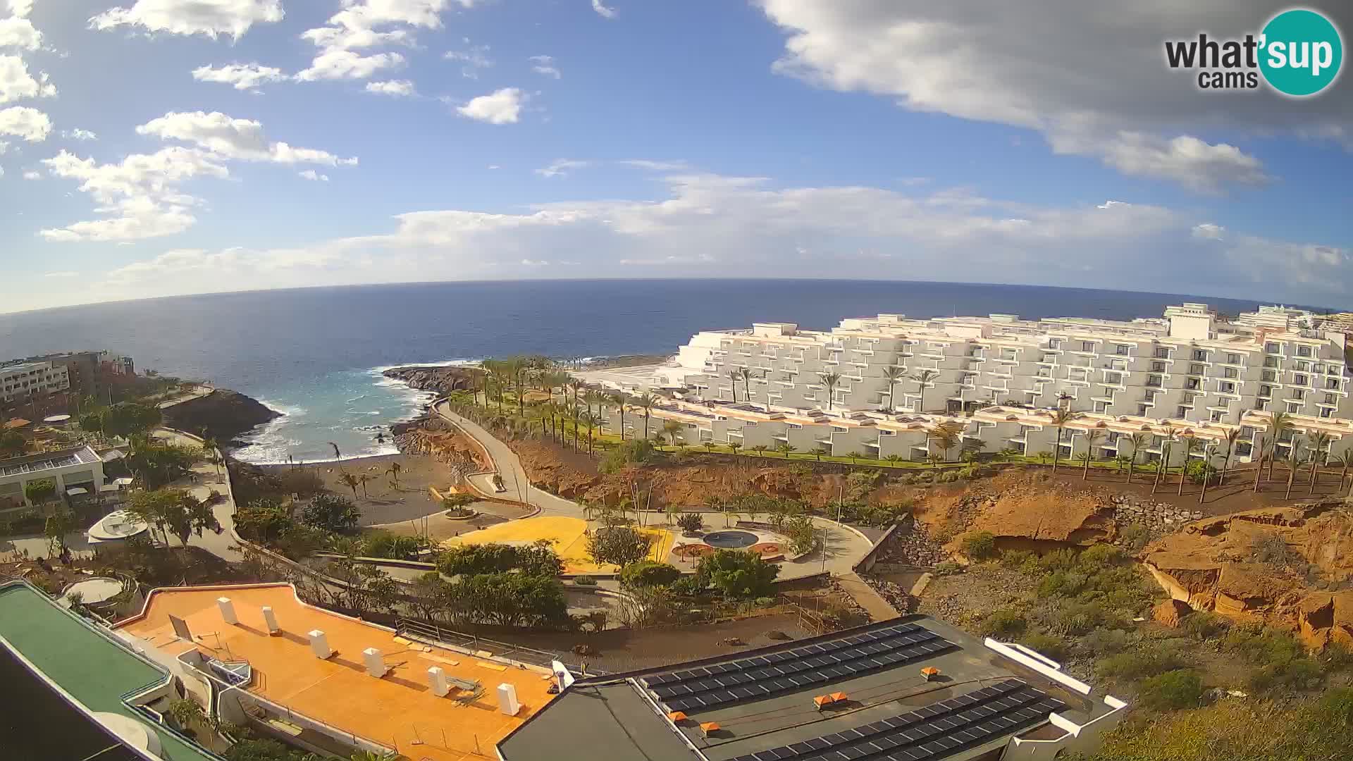 Live-Webcam Las Galgas Strand – Playa Paraiso – Insel La Gomera – Costa Adeje – Teneriffa
