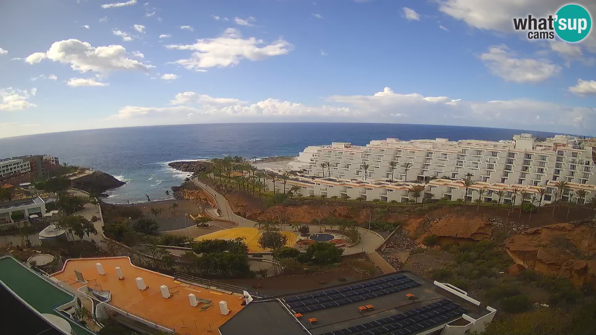 Web kamera uživo Playa de Las Galgas – Playa Paraiso – otok La Gomera – Costa Adeje – Tenerife