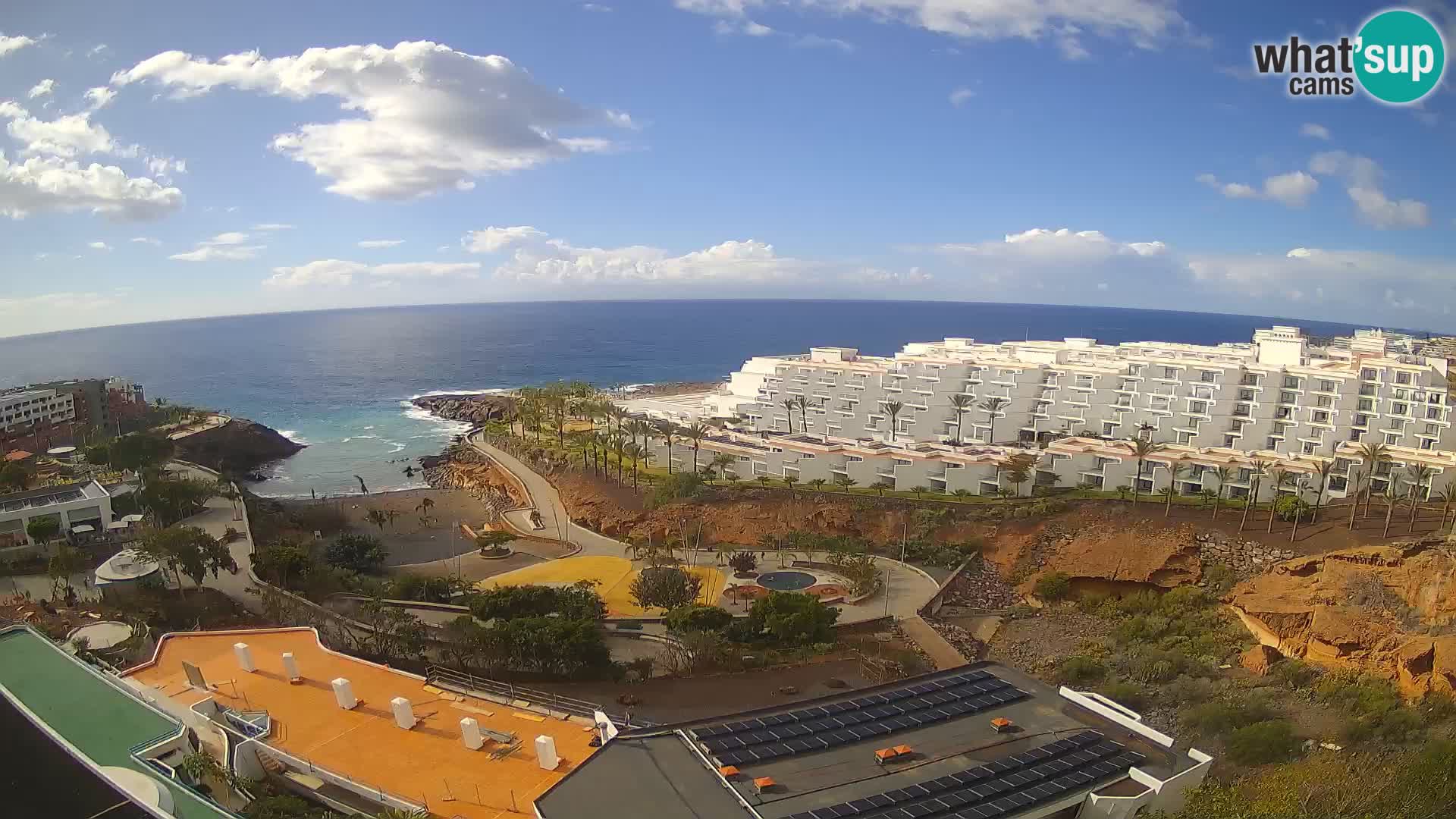 Web kamera uživo Playa de Las Galgas – Playa Paraiso – otok La Gomera – Costa Adeje – Tenerife