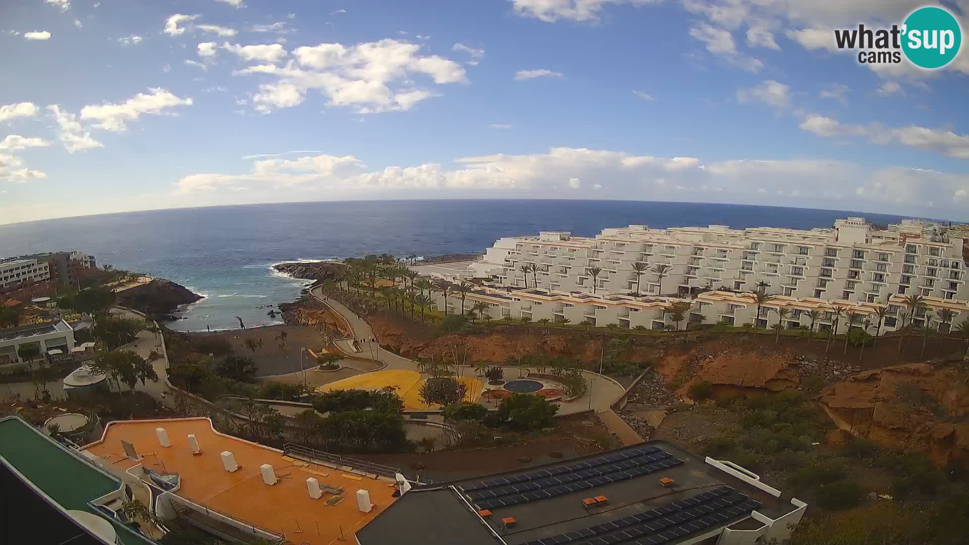 Web kamera uživo Playa de Las Galgas – Playa Paraiso – otok La Gomera – Costa Adeje – Tenerife