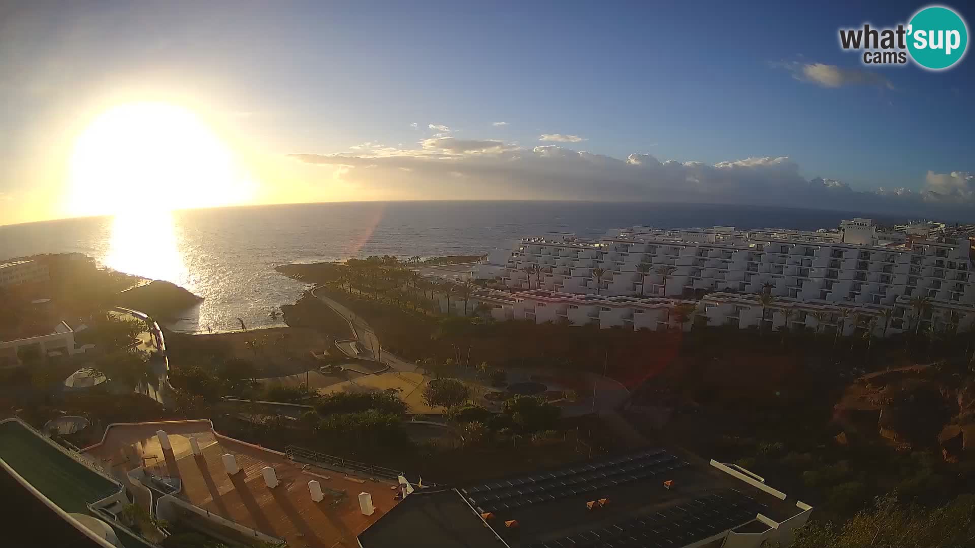 Spletna kamera v živo Las Galgas plaža – Playa Paraiso – otok La Gomera – Costa Adeje – Tenerife