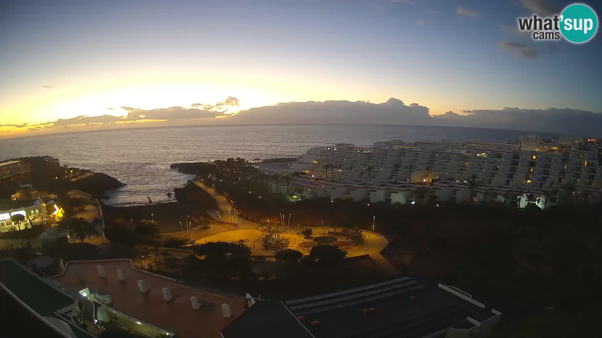 Live webcam Playa de Las Galgas – Playa Paraiso – La Gomera island – Adeje – Tenerife