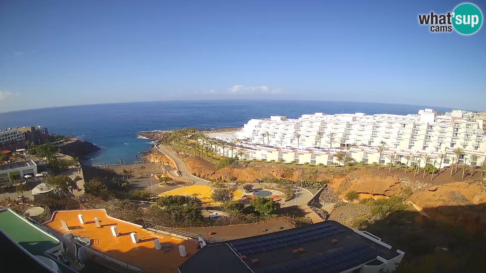 Live-Webcam Las Galgas Strand – Playa Paraiso – Insel La Gomera – Costa Adeje – Teneriffa
