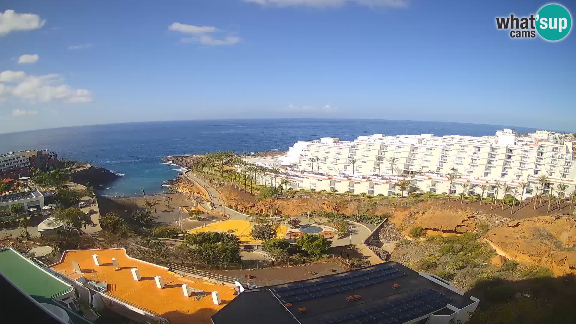 Live-Webcam Las Galgas Strand – Playa Paraiso – Insel La Gomera – Costa Adeje – Teneriffa