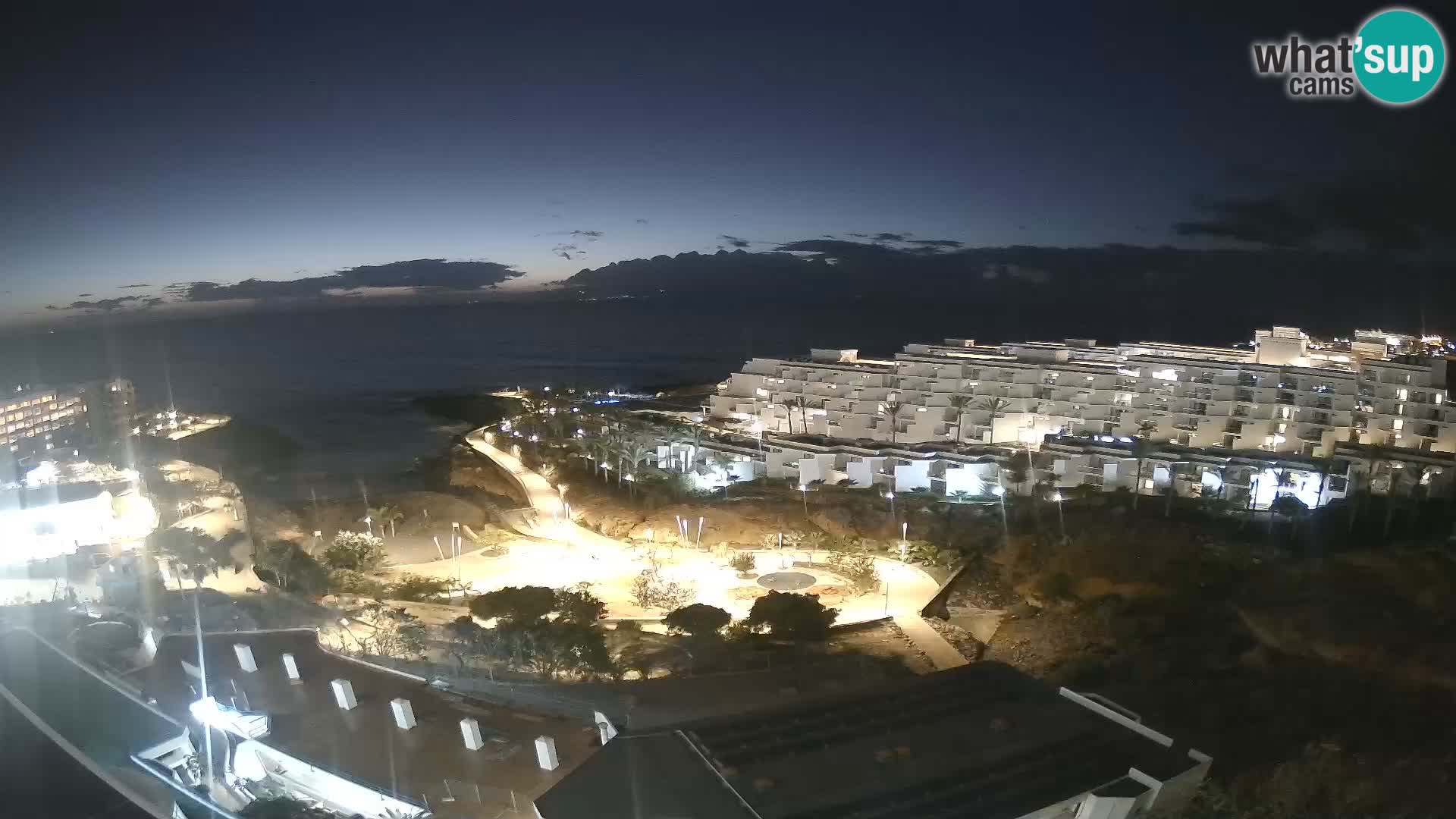 Live-Webcam Las Galgas Strand – Playa Paraiso – Insel La Gomera – Costa Adeje – Teneriffa