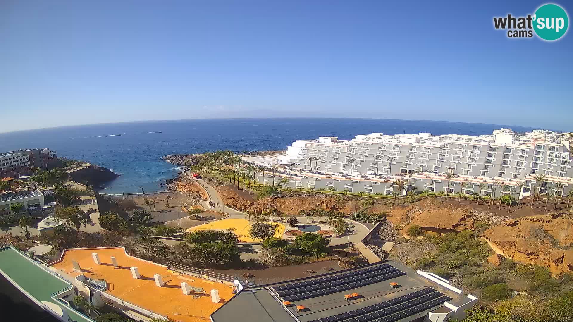 Webcam en direct Playa de Las Galgas – Playa Paraiso – île de La Gomera – Costa Adeje – Tenerife