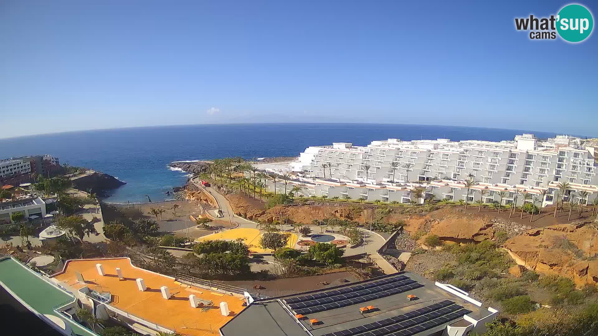 Web kamera uživo Playa de Las Galgas – Playa Paraiso – otok La Gomera – Costa Adeje – Tenerife