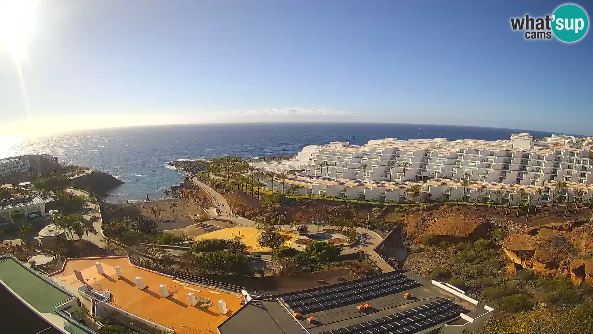 Live-Webcam Las Galgas Strand – Playa Paraiso – Insel La Gomera – Costa Adeje – Teneriffa
