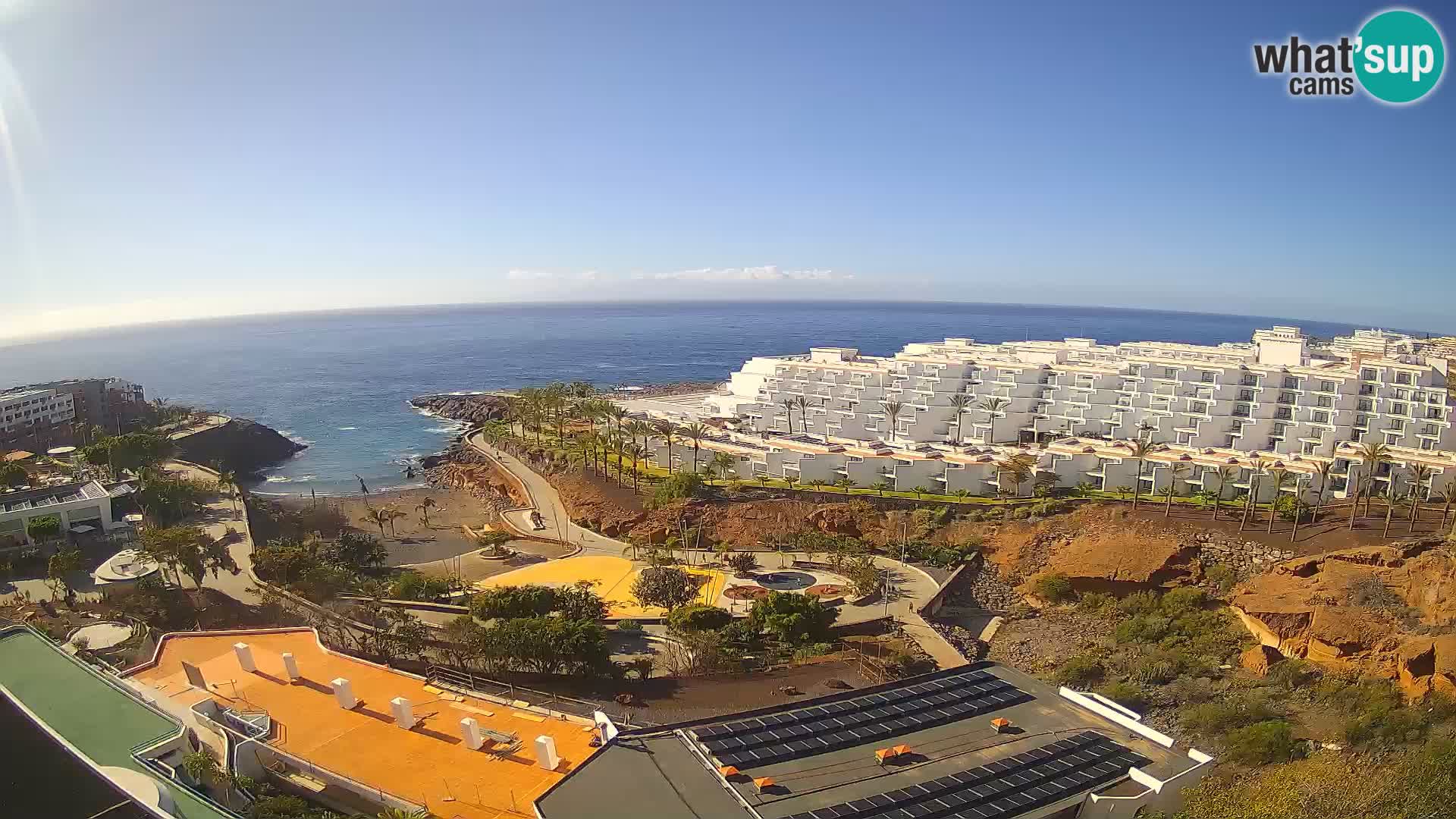 Webcam live spiaggia Las Galgas – Playa Paraiso – Isola La Gomera – Costa Adeje – Tenerife