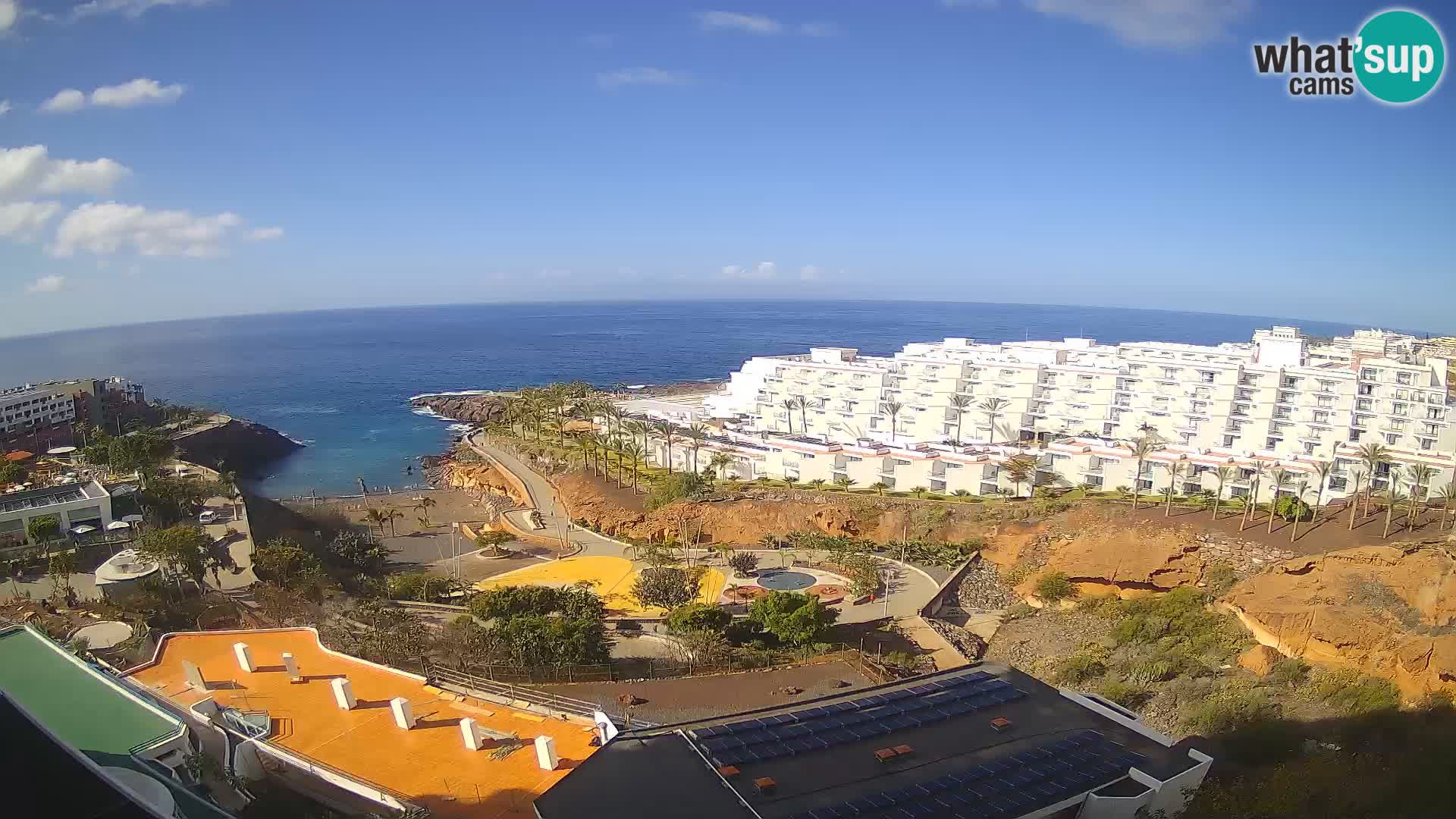Webcam live spiaggia Las Galgas – Playa Paraiso – Isola La Gomera – Costa Adeje – Tenerife