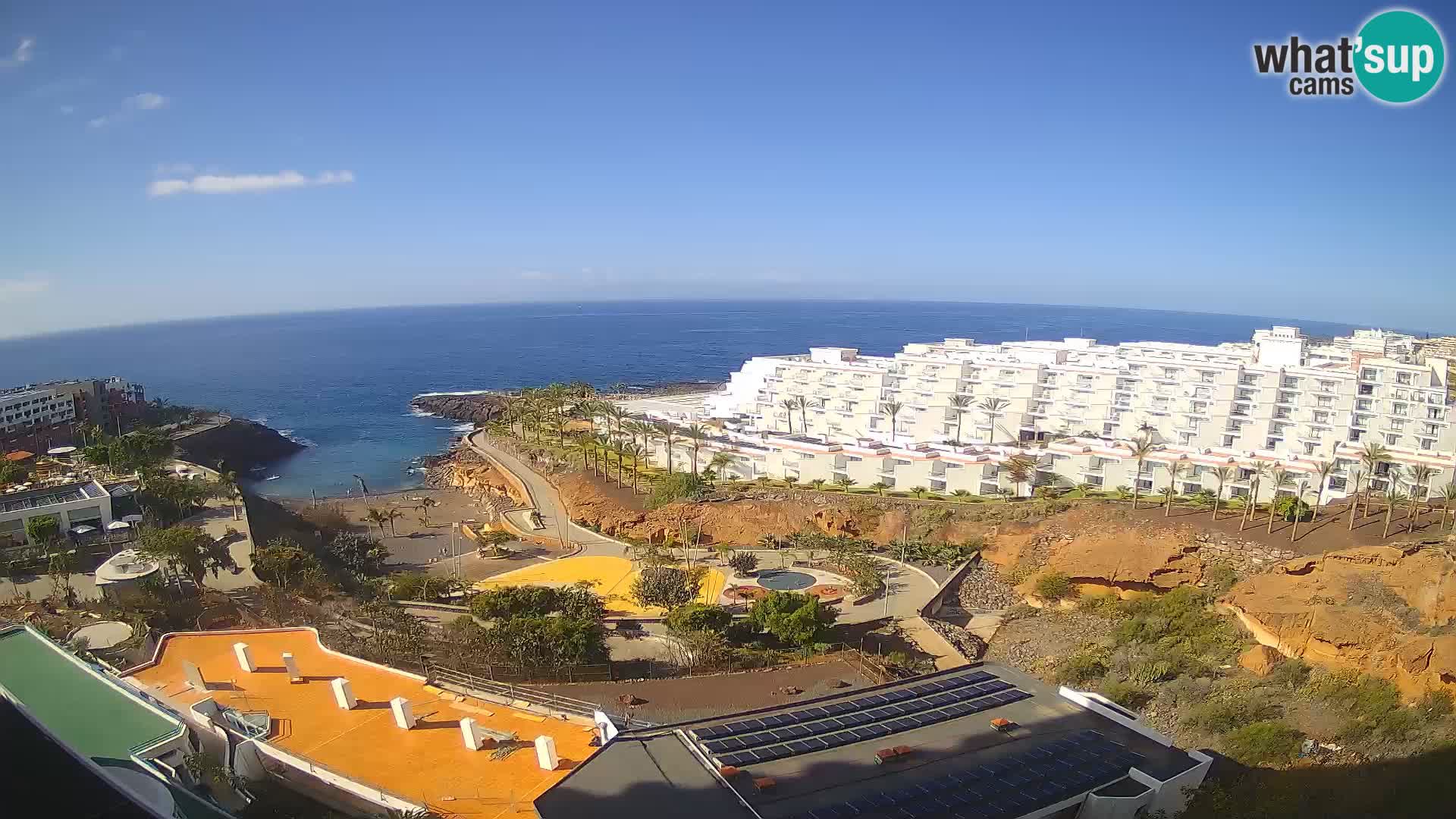 Webcam live spiaggia Las Galgas – Playa Paraiso – Isola La Gomera – Costa Adeje – Tenerife
