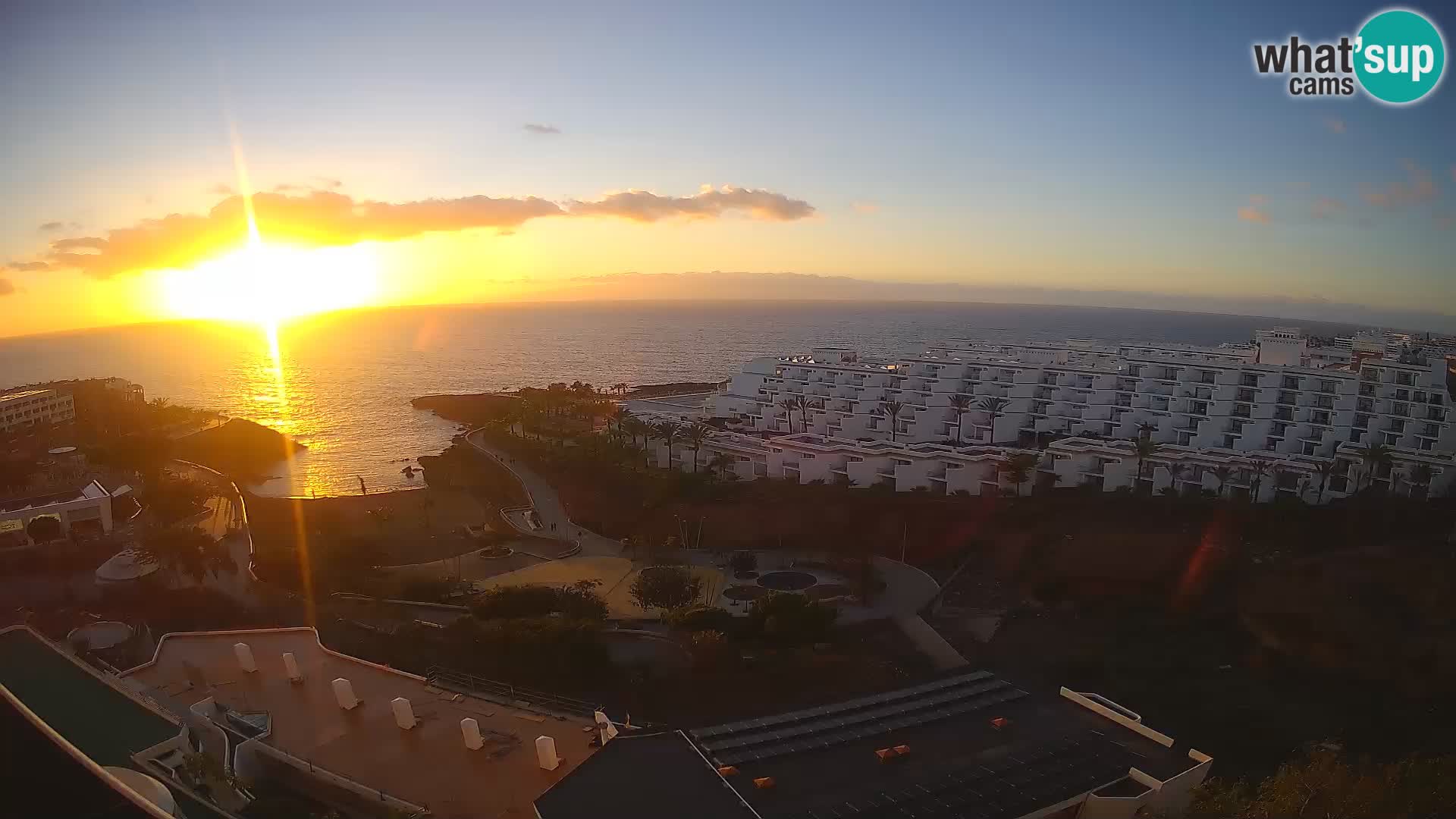 Spletna kamera v živo Las Galgas plaža – Playa Paraiso – otok La Gomera – Costa Adeje – Tenerife