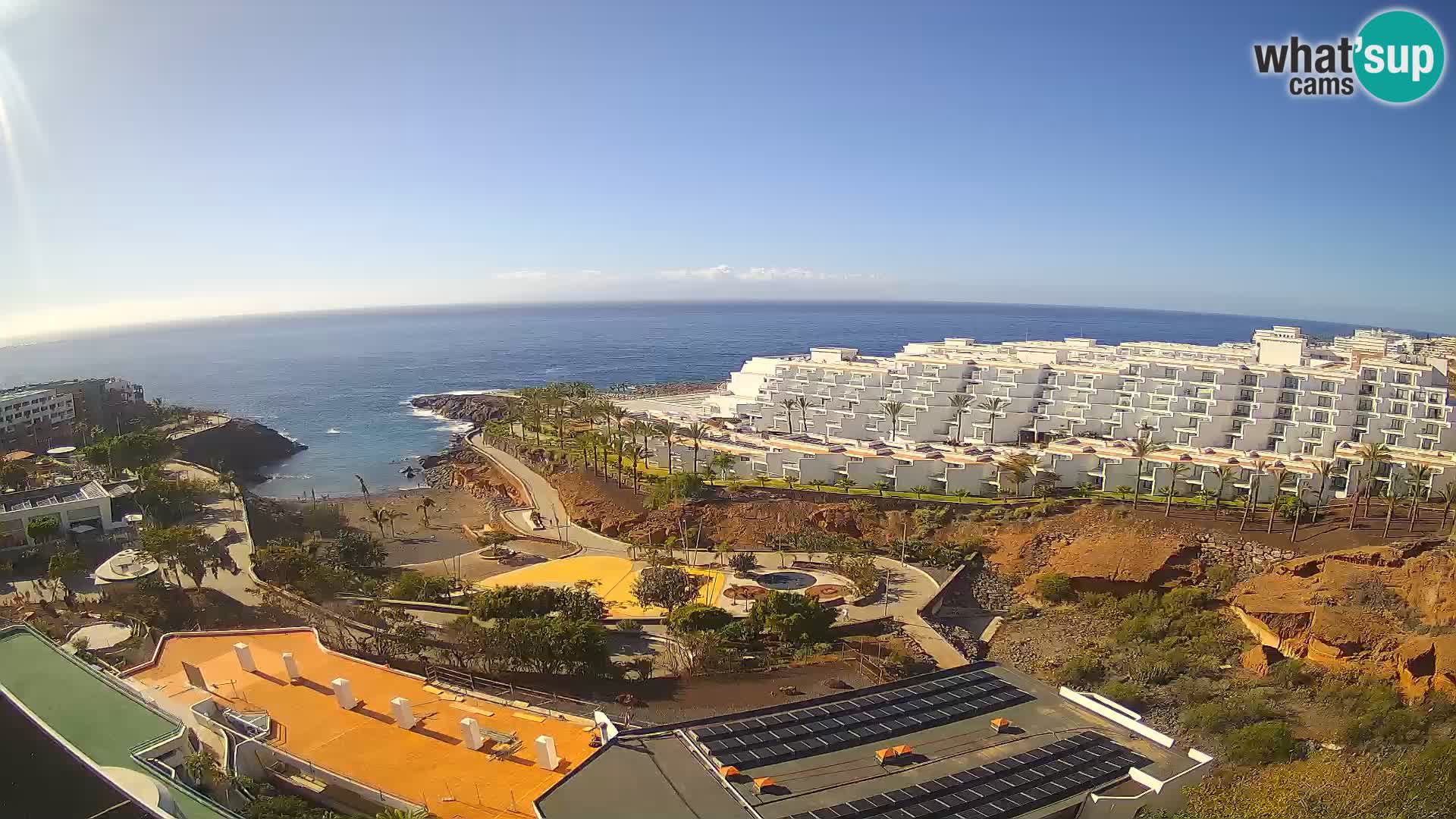 Web kamera uživo Playa de Las Galgas – Playa Paraiso – otok La Gomera – Costa Adeje – Tenerife