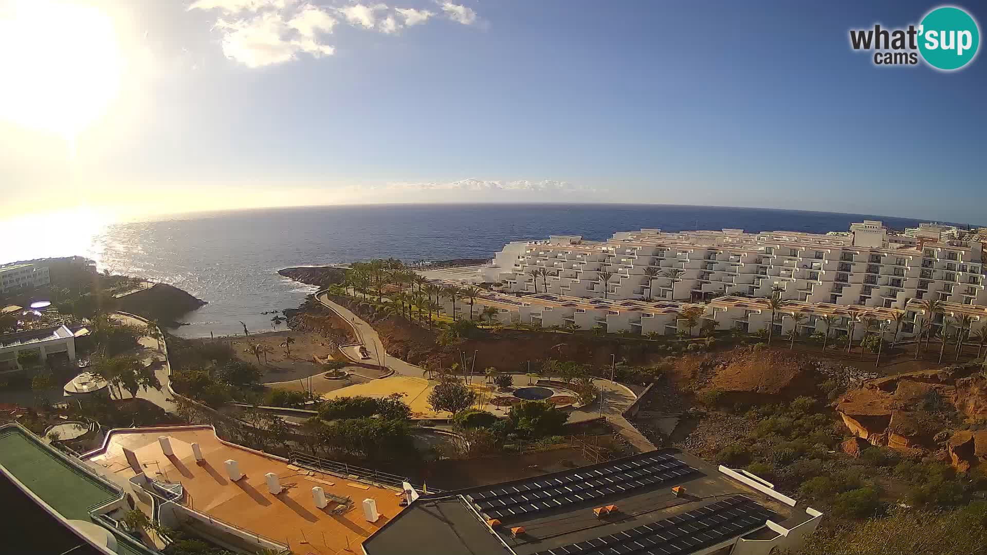Webcam en vivo Playa de Las Galgas – Playa Paraíso – Isla de La Gomera – Costa Adeje – Tenerife