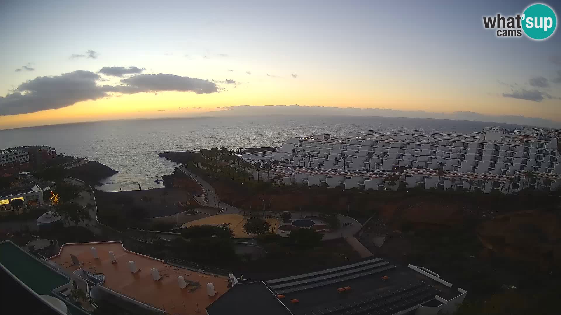 Web kamera uživo Playa de Las Galgas – Playa Paraiso – otok La Gomera – Costa Adeje – Tenerife