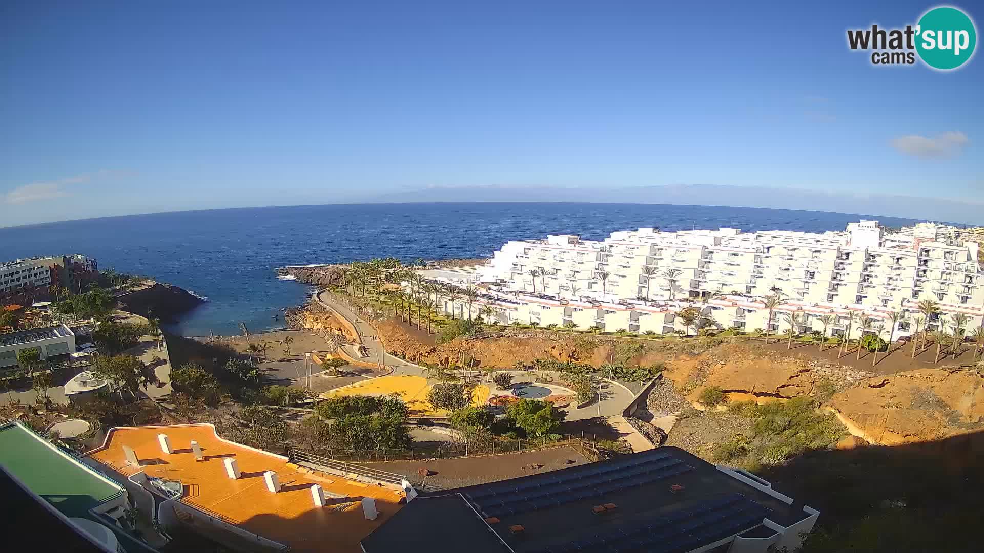 Web kamera uživo Playa de Las Galgas – Playa Paraiso – otok La Gomera – Costa Adeje – Tenerife
