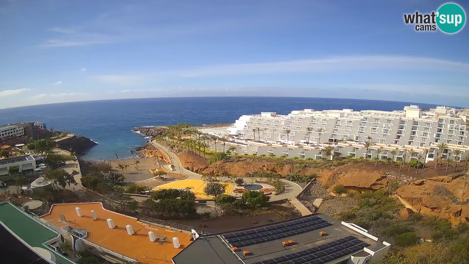 Web kamera uživo Playa de Las Galgas – Playa Paraiso – otok La Gomera – Costa Adeje – Tenerife
