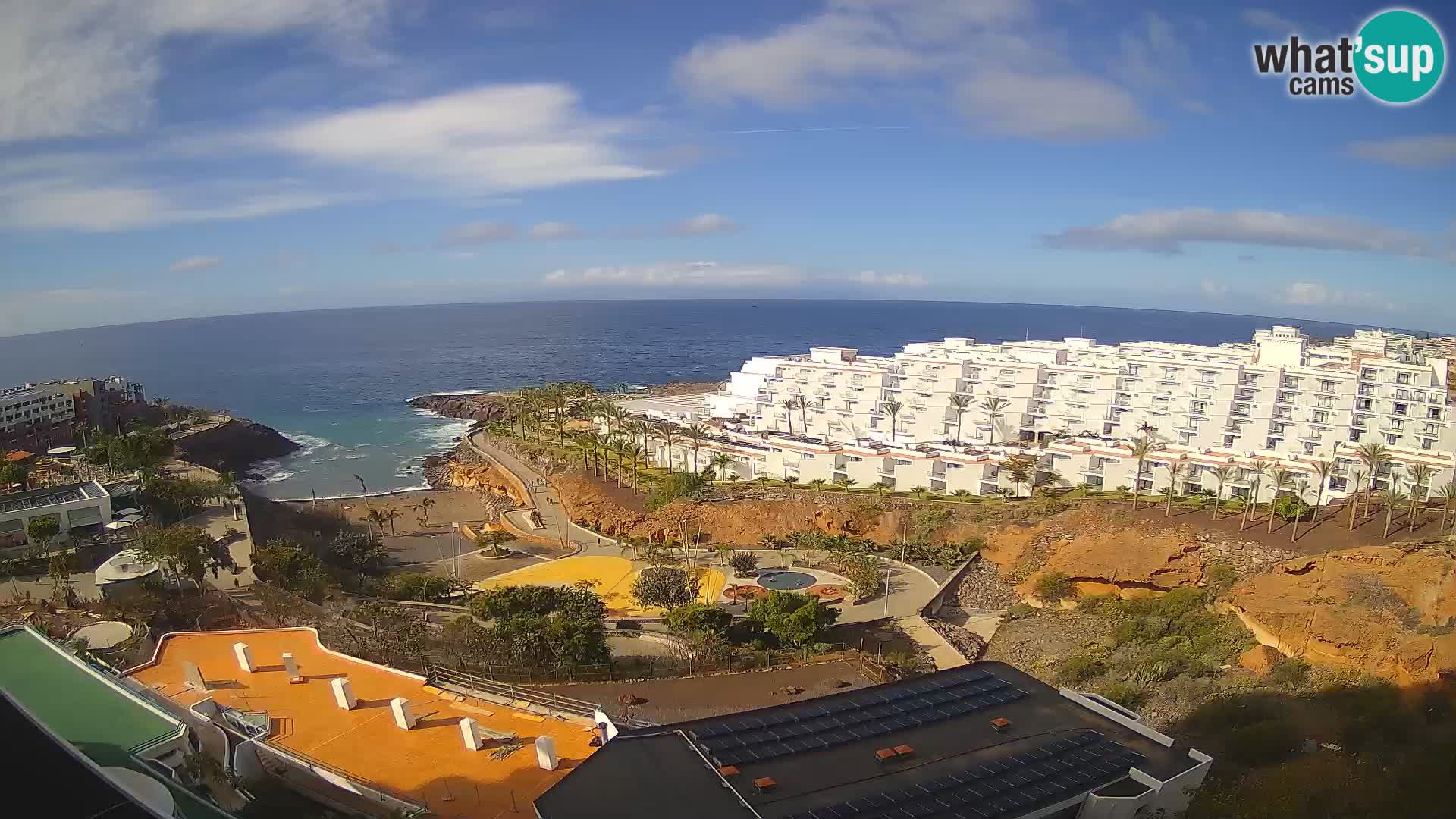 Web kamera uživo Playa de Las Galgas – Playa Paraiso – otok La Gomera – Costa Adeje – Tenerife