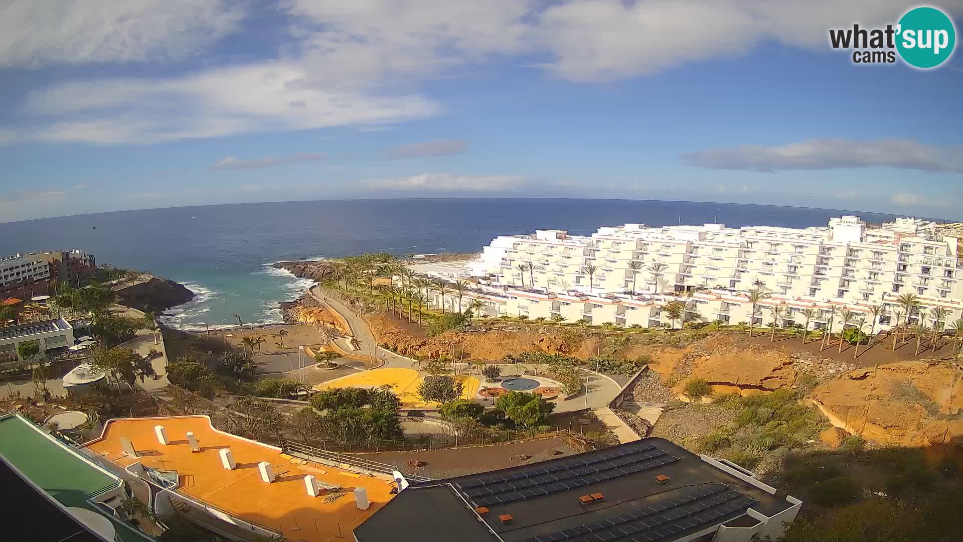 Webcam en vivo Playa de Las Galgas – Playa Paraíso – Isla de La Gomera – Costa Adeje – Tenerife