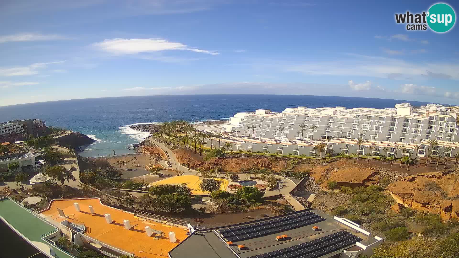 Webcam live spiaggia Las Galgas – Playa Paraiso – Isola La Gomera – Costa Adeje – Tenerife