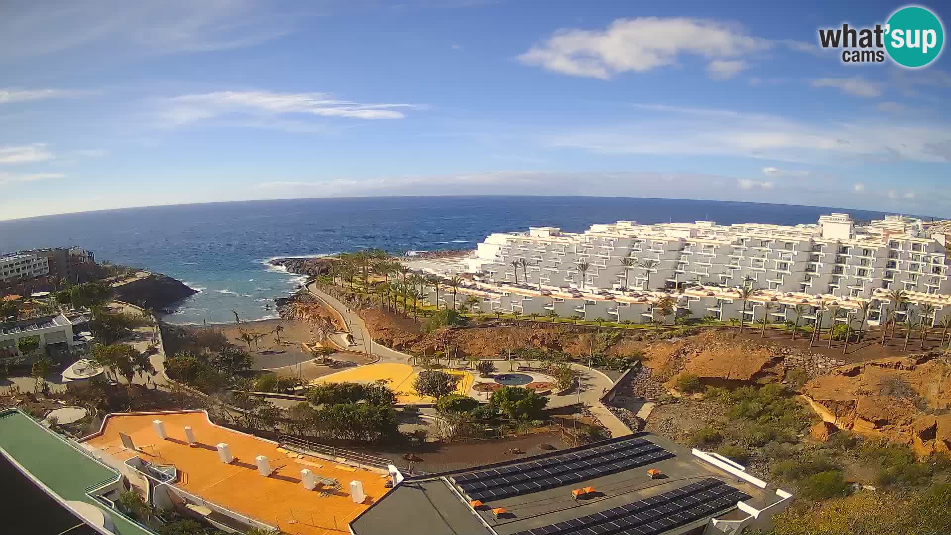 Webcam en direct Playa de Las Galgas – Playa Paraiso – île de La Gomera – Costa Adeje – Tenerife
