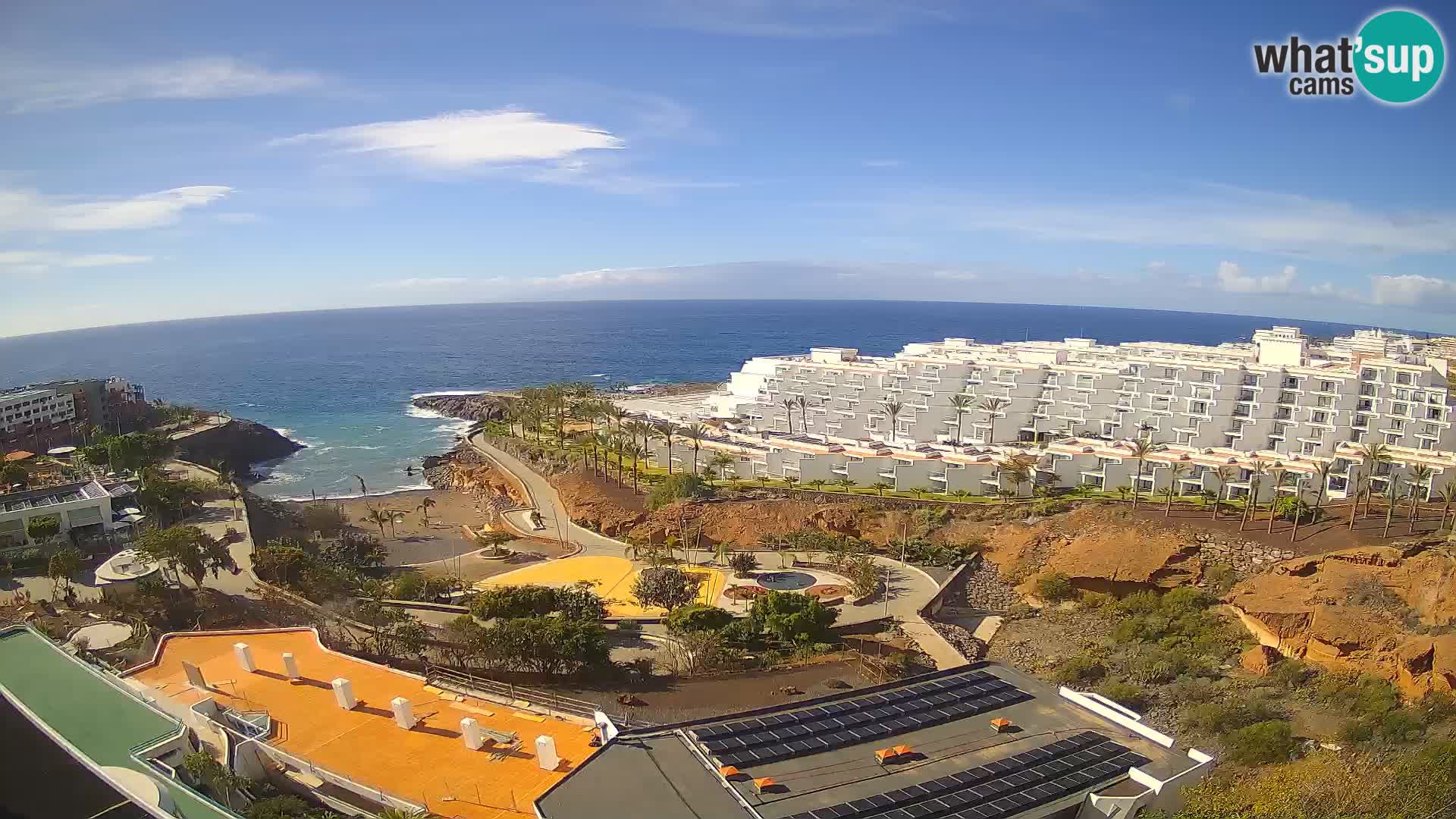 Webcam live spiaggia Las Galgas – Playa Paraiso – Isola La Gomera – Costa Adeje – Tenerife
