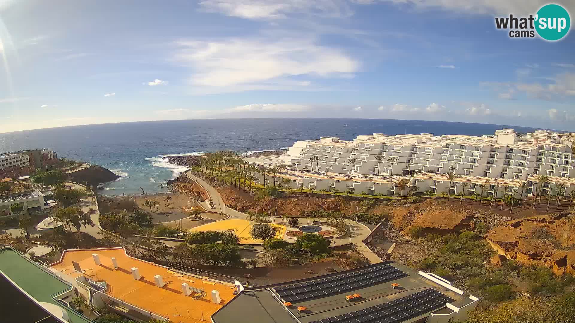 Webcam en vivo Playa de Las Galgas – Playa Paraíso – Isla de La Gomera – Costa Adeje – Tenerife