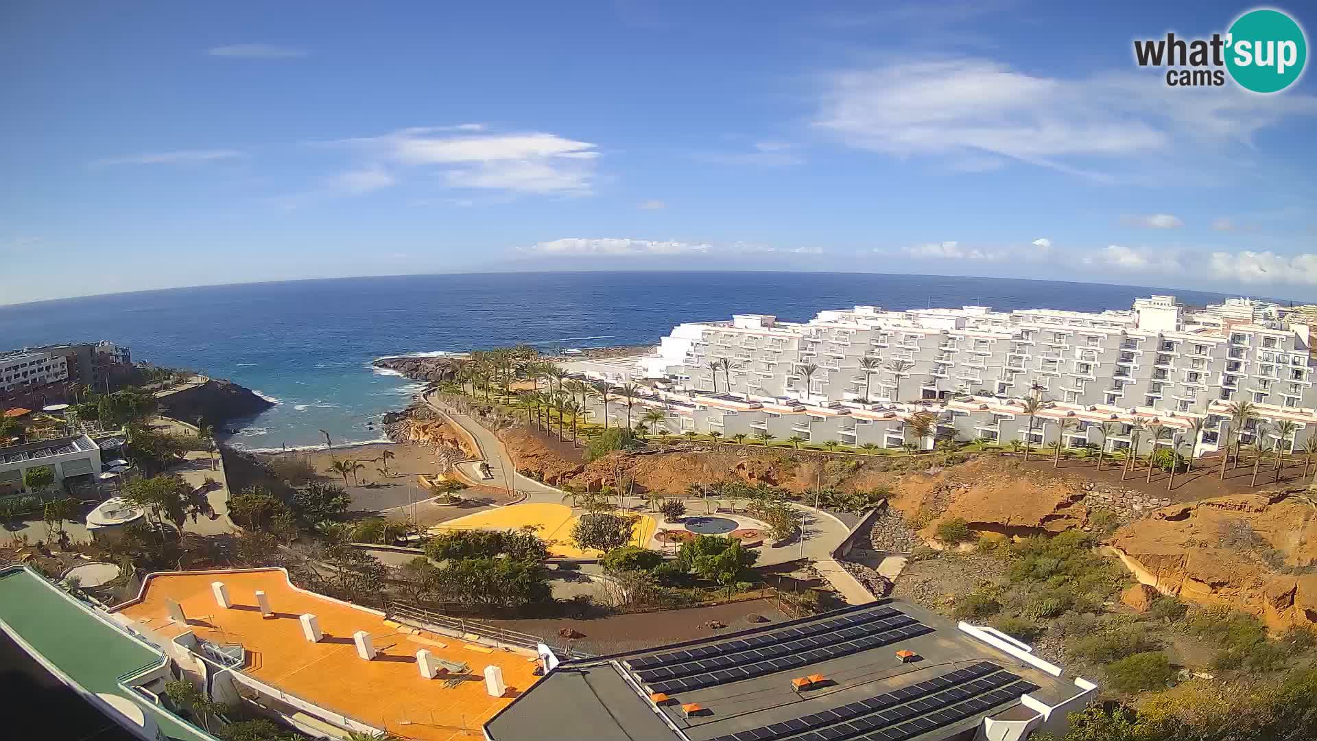 Webcam live spiaggia Las Galgas – Playa Paraiso – Isola La Gomera – Costa Adeje – Tenerife