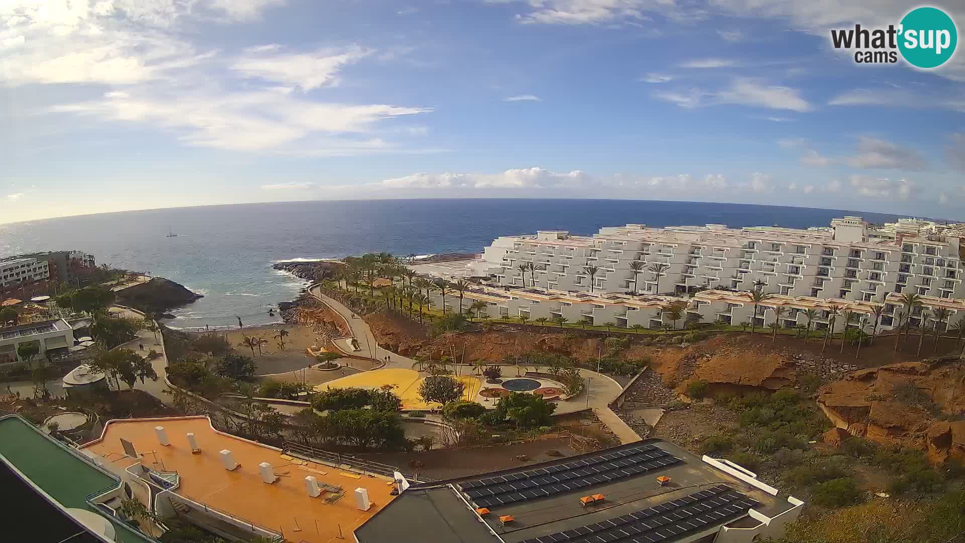 Webcam en direct Playa de Las Galgas – Playa Paraiso – île de La Gomera – Costa Adeje – Tenerife