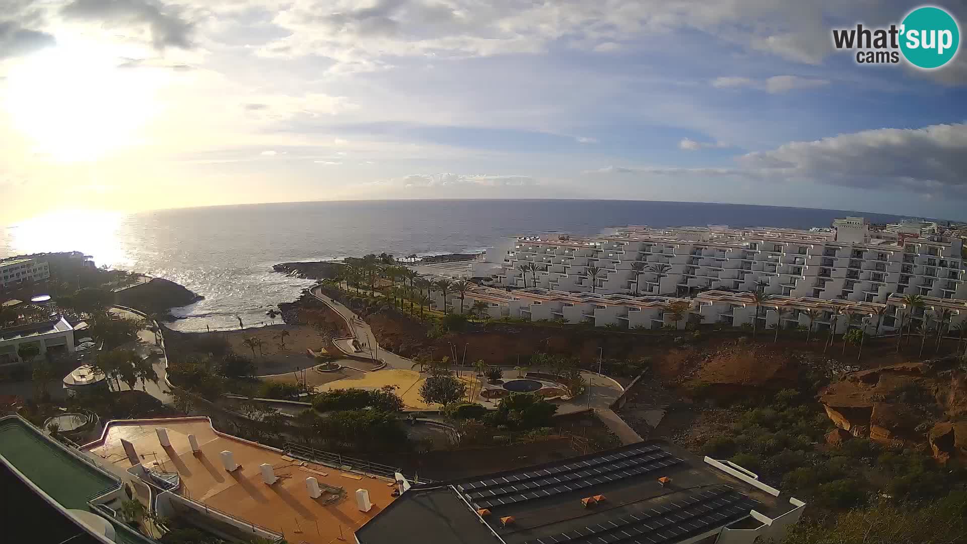 Spletna kamera v živo Las Galgas plaža – Playa Paraiso – otok La Gomera – Costa Adeje – Tenerife