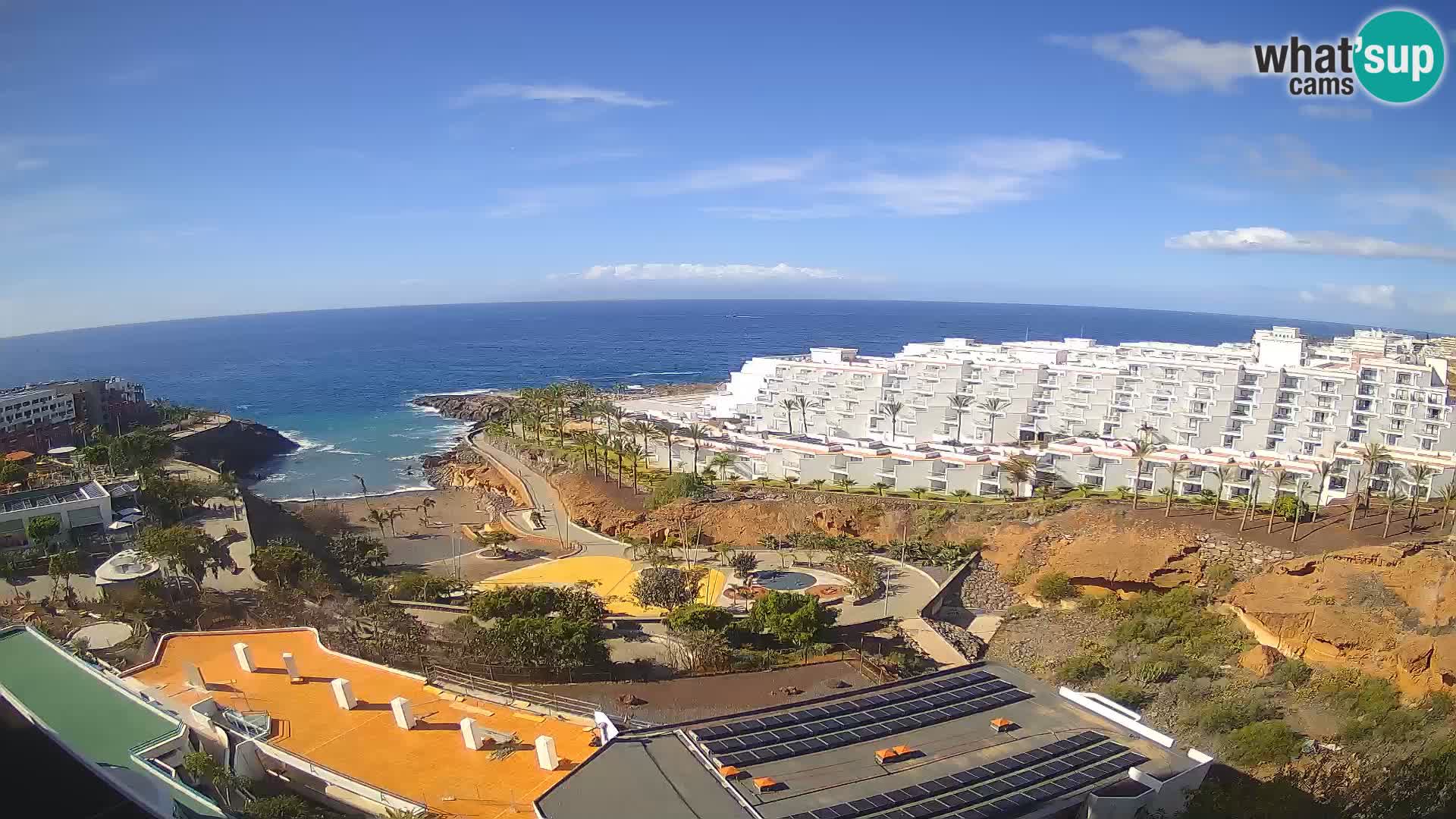 Webcam en direct Playa de Las Galgas – Playa Paraiso – île de La Gomera – Costa Adeje – Tenerife
