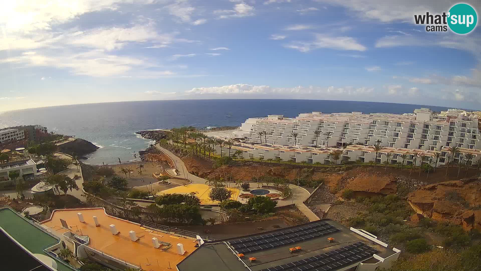Webcam en vivo Playa de Las Galgas – Playa Paraíso – Isla de La Gomera – Costa Adeje – Tenerife