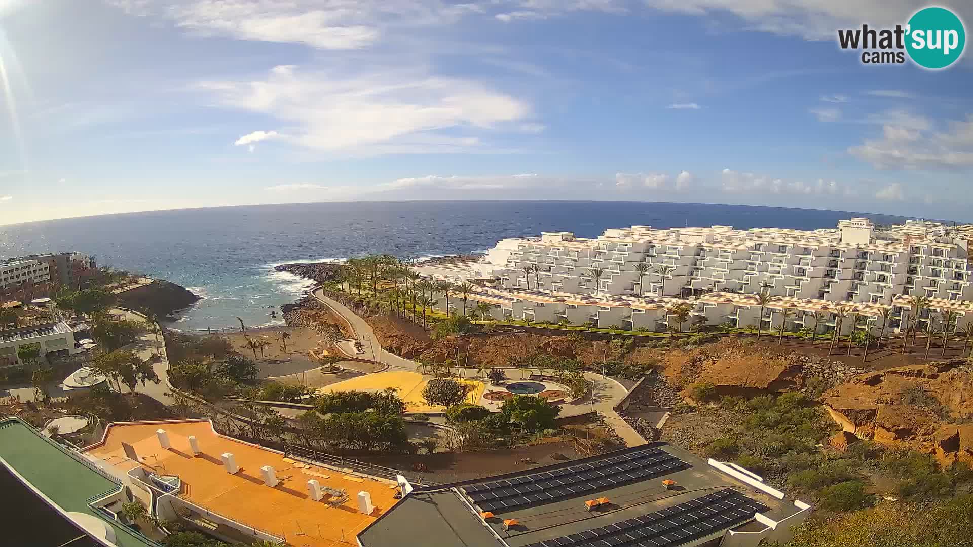 Webcam en vivo Playa de Las Galgas – Playa Paraíso – Isla de La Gomera – Costa Adeje – Tenerife