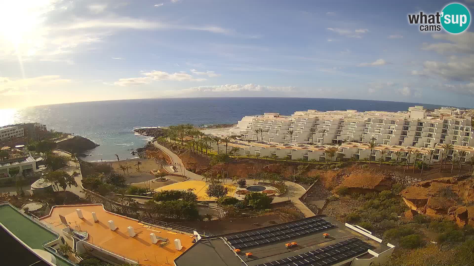 Web kamera uživo Playa de Las Galgas – Playa Paraiso – otok La Gomera – Costa Adeje – Tenerife