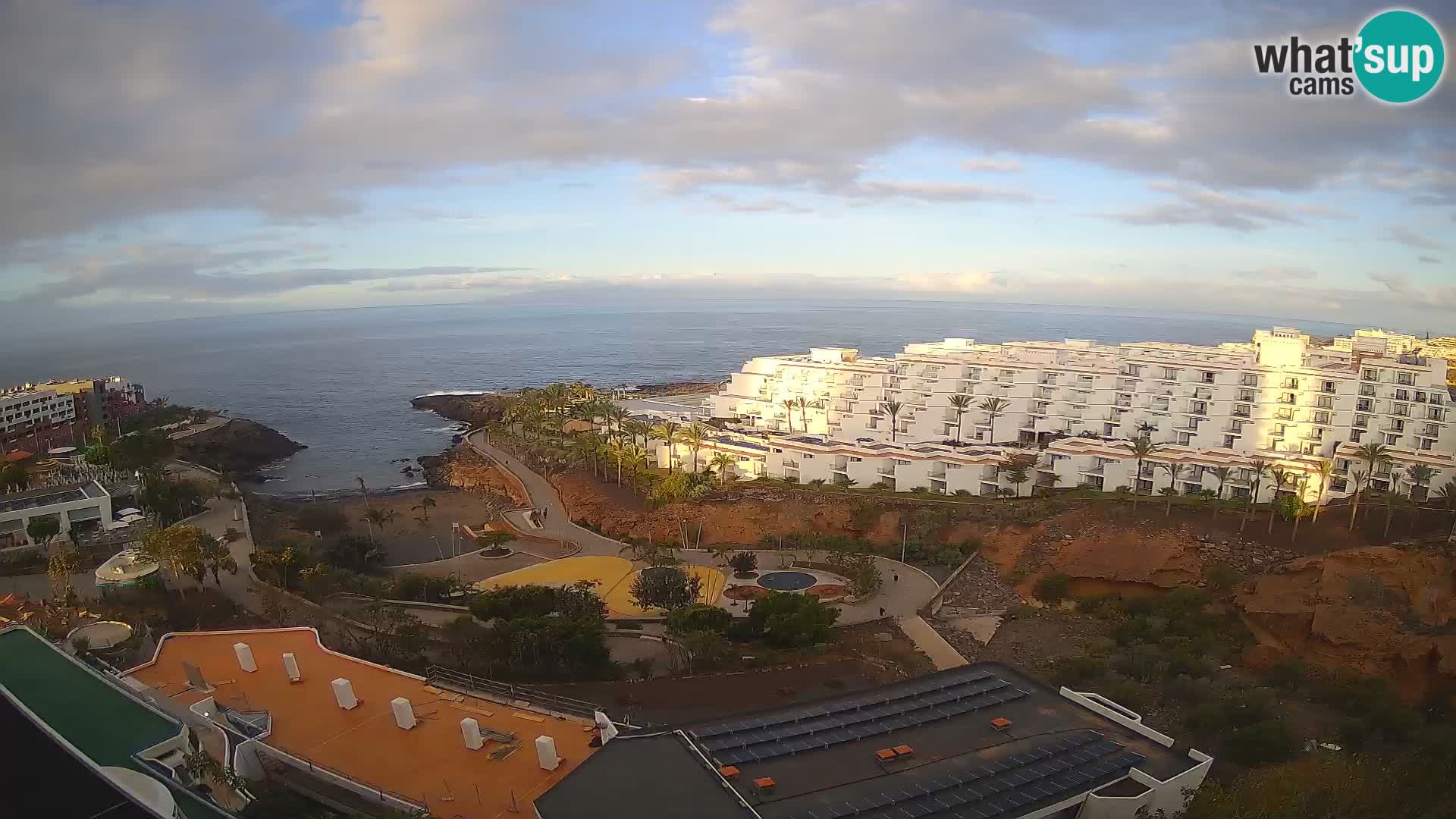 Web kamera uživo Playa de Las Galgas – Playa Paraiso – otok La Gomera – Costa Adeje – Tenerife