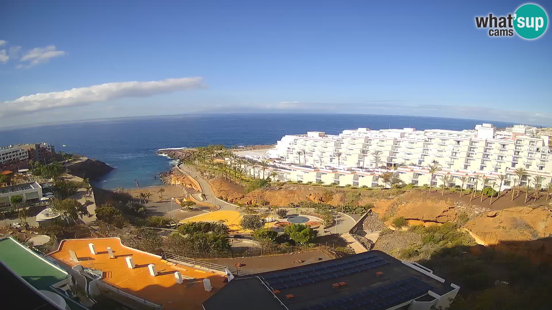 Live-Webcam Las Galgas Strand – Playa Paraiso – Insel La Gomera – Costa Adeje – Teneriffa