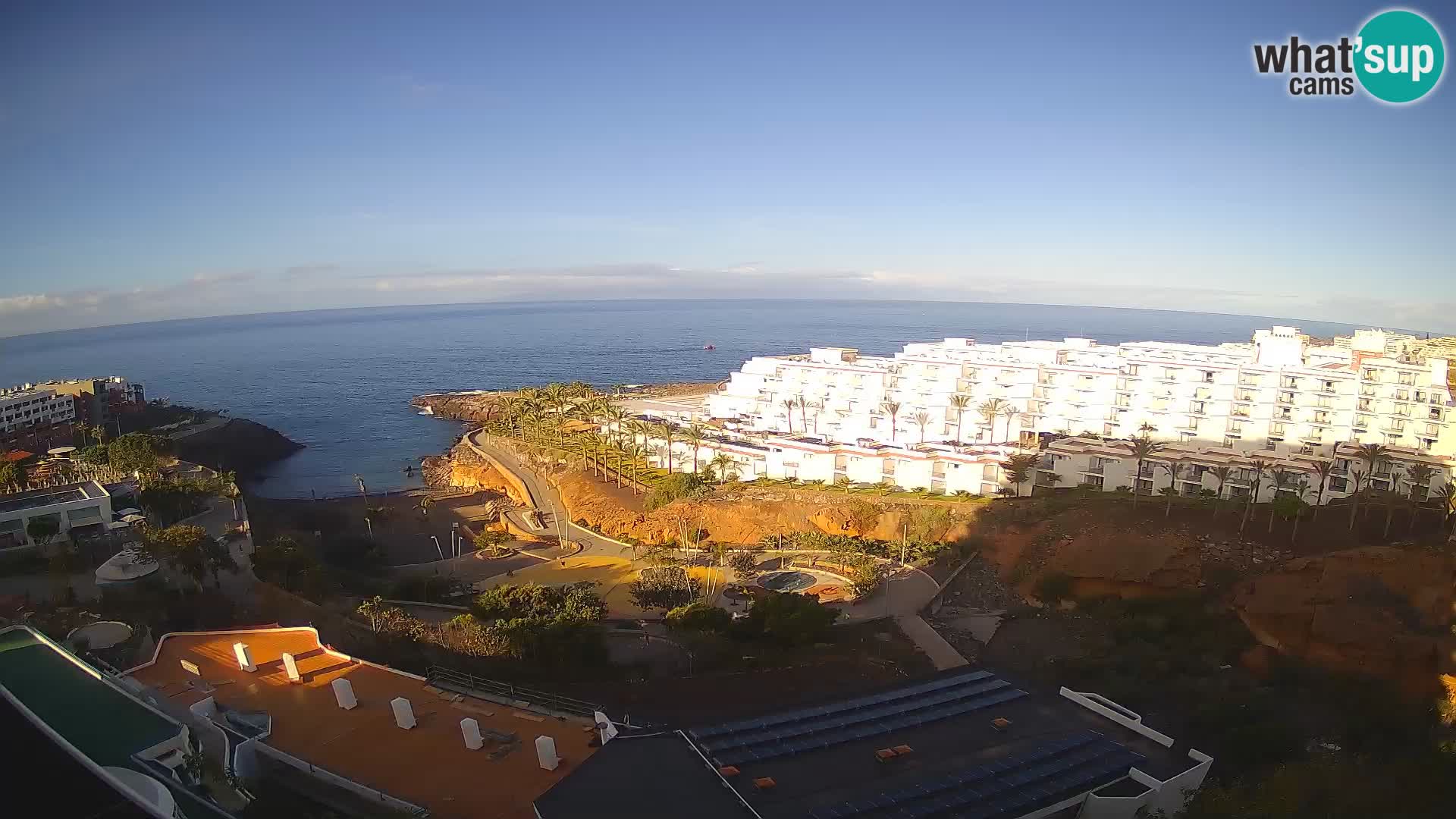 Webcam en vivo Playa de Las Galgas – Playa Paraíso – Isla de La Gomera – Costa Adeje – Tenerife