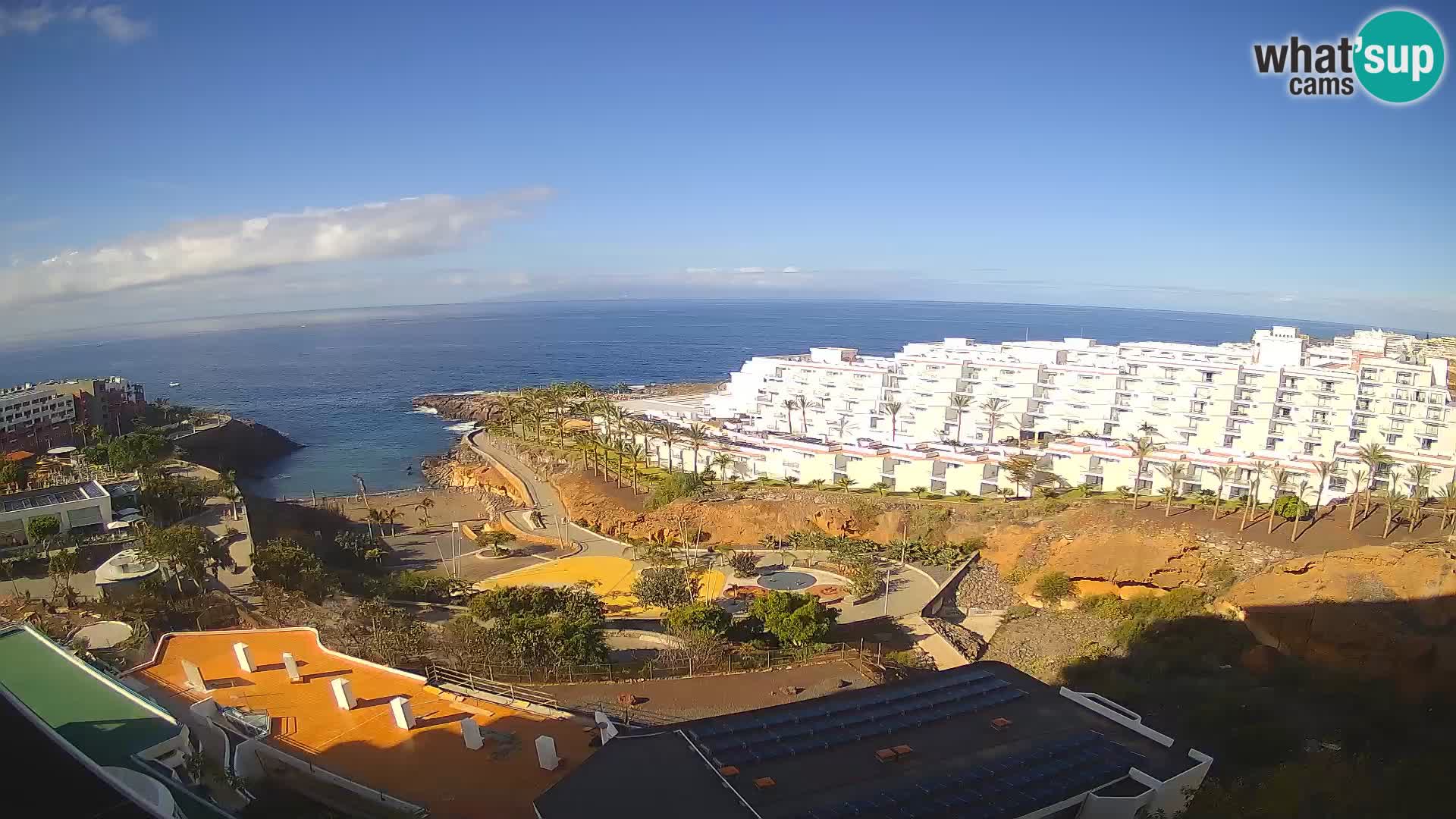 Webcam en vivo Playa de Las Galgas – Playa Paraíso – Isla de La Gomera – Costa Adeje – Tenerife