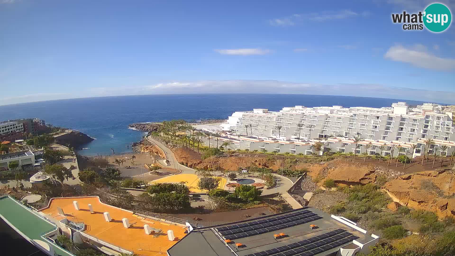 Webcam live spiaggia Las Galgas – Playa Paraiso – Isola La Gomera – Costa Adeje – Tenerife